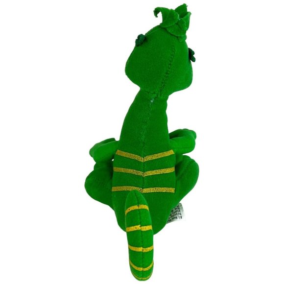 Chartwells Green Striped Vegetarius Plush Stuffed Animal Toy Carrot Nose VTG - Picture 6 of 8